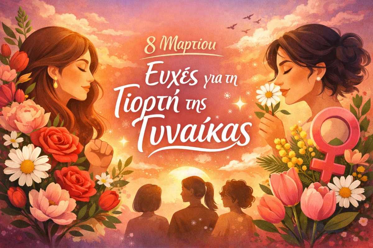 ΕΥΧΕΣ ΓΙΑ ΤΗ ΓΙΟΡΤΗ ΤΗΣ ΓΥΝΑΙΚΑΣ
